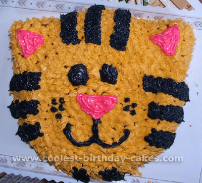 Tiger Picture Cake