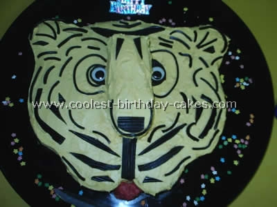 Tiger Picture Cake