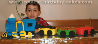 Train Birthday Cake