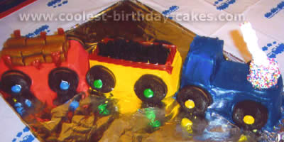 Train Birthday Cake