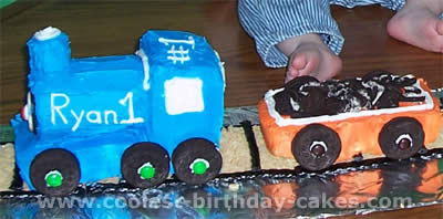 Train Birthday Cake