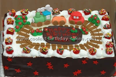 Train Birthday Cakes