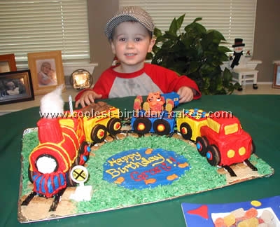 Train Birthday Cakes