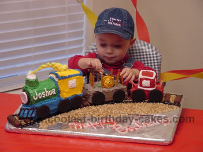 Train Birthday Cake Picture