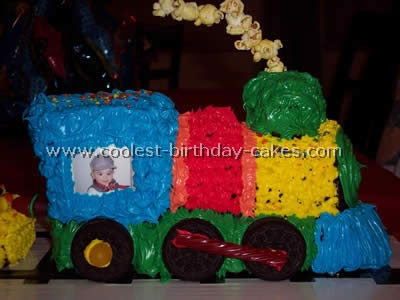 Train Birthday Cake