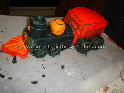 Train Birthday Cake