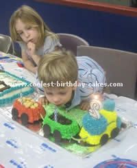 Train Birthday Cake