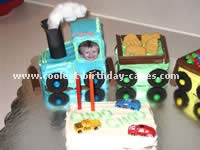 Train Birthday Cake