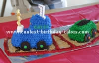 Train Birthday Cake