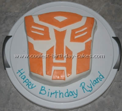 Transformers Cake Photo