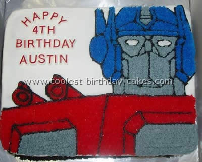 Transformers Cake Photo