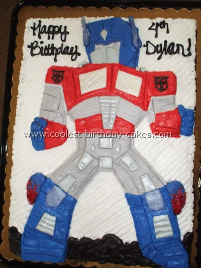 Transformers Cake Photo