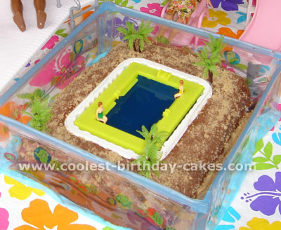 Beach Theme Kid Birthday Cake