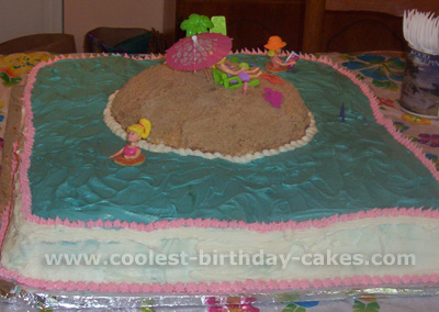 Beach Theme Kid Birthday Cake