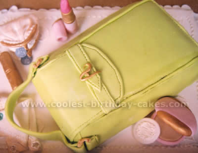 Purse-Shaped Unique Cake