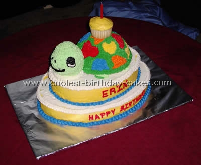 Turtle Birthday Cake Picture