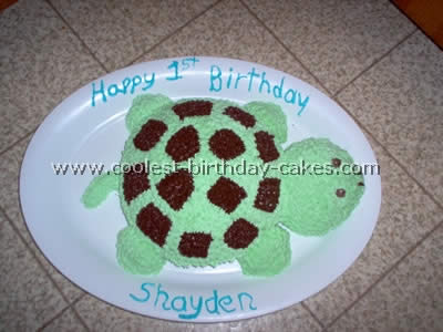 Turtle Birthday Cake Picture