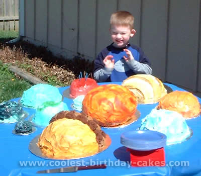 Solar System Cake