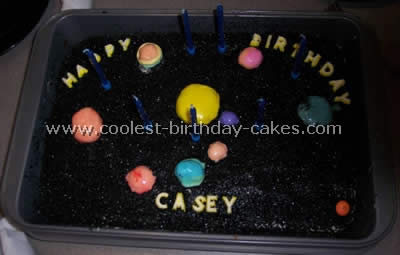 Solar System Cake