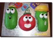 Veggie Tale Cake Photo