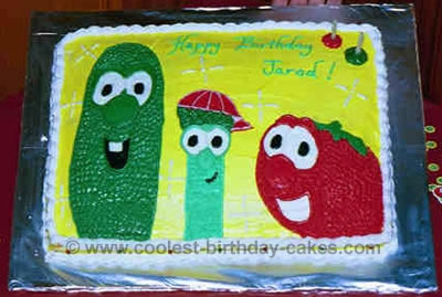 Veggie Tale Cake Photo