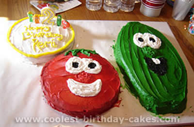 Veggie Tale Cake Photo