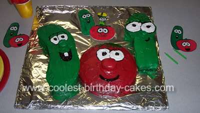 Veggie Tale Cake Photo