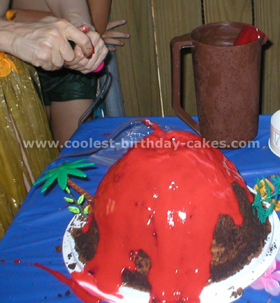 Volcano Cake