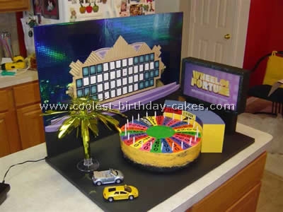 Coolest Animated Wheel of Fortune Cake