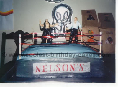 Homemade Wrestling Cake