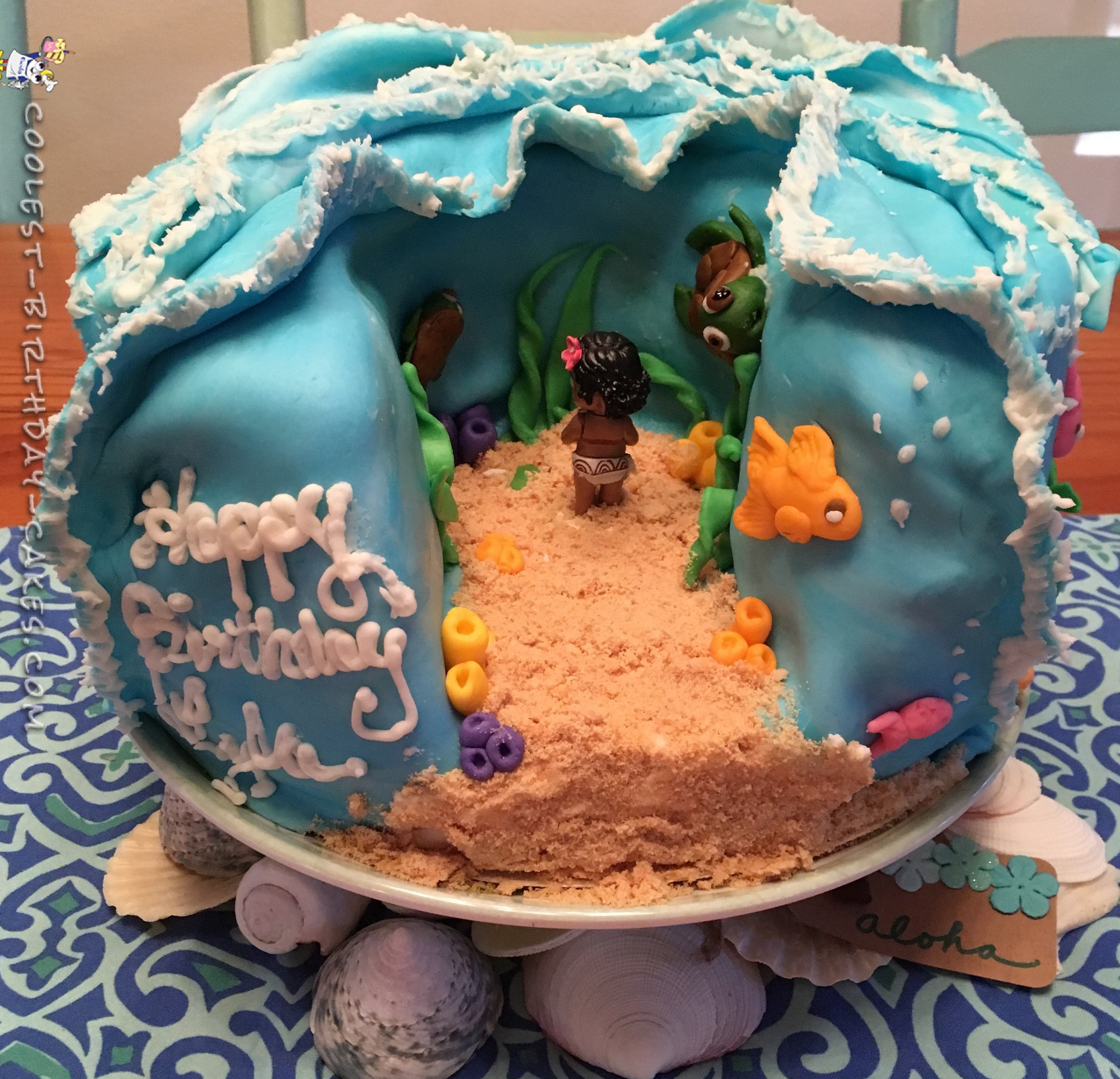 Cool Homemade Moana Cake