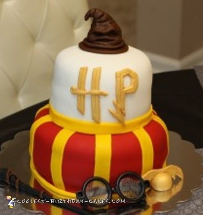 Coolest Homemade Harry Potter Birthday Cake