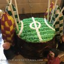 Cool Quidditch Cake With Harry, Ron and Hermione