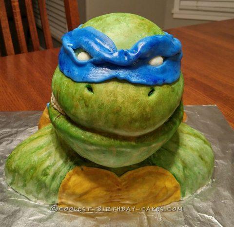 Coolest 3d TMNT Leonardo Cake