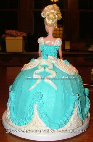 Easy Homemade Cinderella Doll Cake