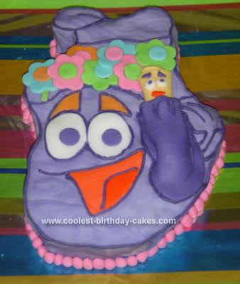 Cool Homemade Dora the Explorer  Cake