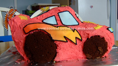 Coolest Lightning McQueen Cake