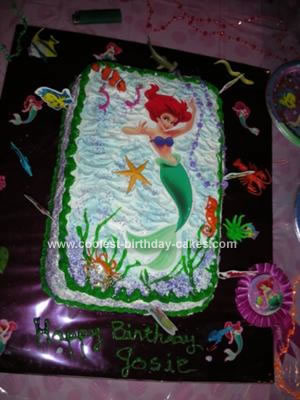Coolest Little Mermaid Birthday Cake