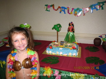 Coolest Luau Birthday Cake Design