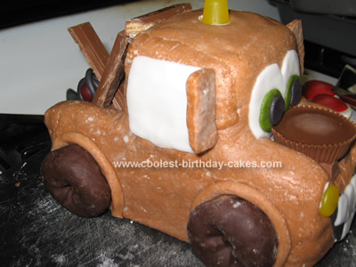 Coolest Mater Birthday Cake