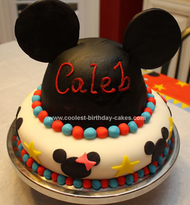 Coolest Mickey Mouse Hat Cake
