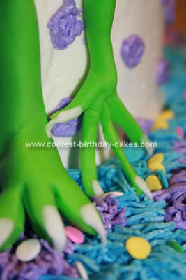 Coolest Monsters Inc. Birthday Cake