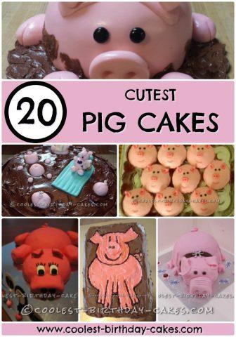 Pig Birthday Cake Ideas