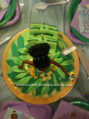 Coolest Princess and The Frog Birthday Cake