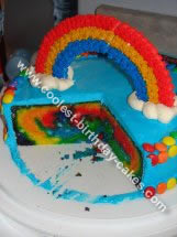 Somewhere over the Rainbow Cake