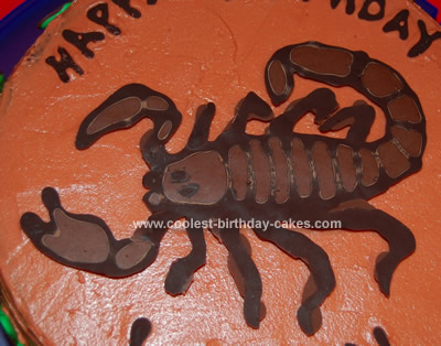 Coolest Scorpion Cake