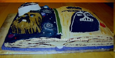 Star Wars Book Birthday Cake
