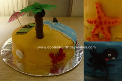 Coolest Tropical Island Cake