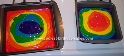 Wizard of Oz Rainbow Cake