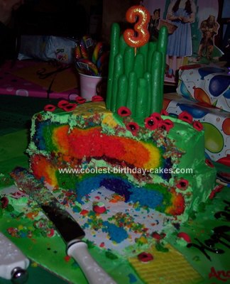 Wizard of Oz Rainbow Cake